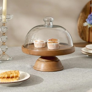 Nouvel Arrivage : Présentoir à Gâteau de Luxe en Bois, Forme Personnalisée, Vente en Gros, Nouveau Design, Présentoir Rond avec Base en Bois pour Décoration de Fête - Product Image 4