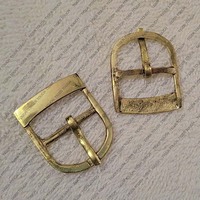 Boucle de ceinture à une seule barre en laiton antique, barre centrale en forme de D, boucle de ceinture en cuir TT-7926