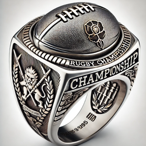 Anillo de campeonato de rugby con diamantes - Product Image 4