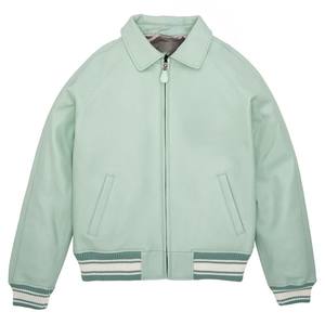 Chaqueta Varsity de Cuero para Hombre con Precio Ajustable, Antiarrugas, Calidad Premium, Transpirable y Totalmente Personalizable - Product Image 1