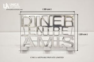 UNICA Aluminum Durable Adjustable Freestanding Metal Recipe Sign Rack Letter Holder Modern Kitchen Counter <b>Storage</b> Decor - Product Image 3