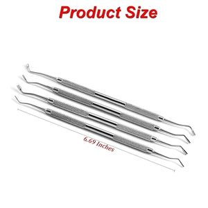 เครื่องมือทำความสะอาดฟันแบบสองด้าน ด้ามจับกลวง ยี่ห้อ Dental Lucas Curette ผลิตจากสแตนเลสสตีล ได้รับการรับรองมาตรฐาน ISO - Product Image 3