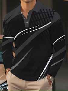 Polo à manches longues personnalisé style Hip Hop 2026 pour homme – Idéal pour l'été décontracté et les livraisons – Avec logo personnalisé - Product Image 5