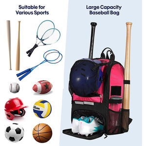 Mochila Multifuncional para Béisbol al Aire Libre para Jóvenes y Adultos, para Deportes, Ejercicio, Entrenamiento, Sóftbol, Tenis, Equipo de Béisbol - Product Image 6