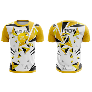 Men's Geometric Pattern Short Sleeve <b>T</b>-<b>Shirt</b> Sublimation Print O-Neck Regular Fit 100% <b>Polyester</b> Sporty Quick Dry - Product Image 4