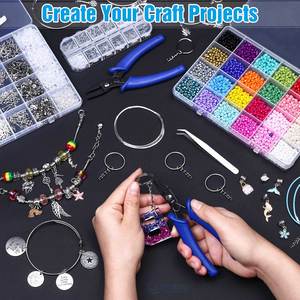 2 Piece Stainless Steel <b>Split</b> <b>Ring</b> Pliers Set for Jewelry Making Jump <b>Ring</b> Opening Tool for Key Chain Repair Beading Craft - Product Image 5