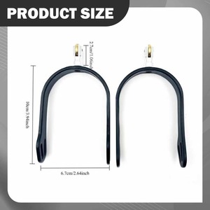 Espuelas de Aluminio para Montar a Caballo, Pequeñas y Portátiles, Estilo Inglés, Accesorios de Equitación para Adultos Principiantes, Competición de Doma Clásica - Product Image 2