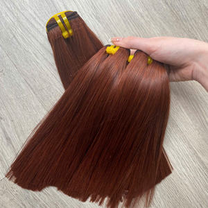 Silky Bone Straight Brown Vietnamese Luxury Virgin <b>Human</b> <b>Hair</b> <b>Extensions</b> for Women's Lace Front Wigs - Product Image 5