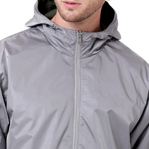Custom 2026 Men's Outdoor Sport Coat Waterproof Windbreaker Mesh Lined Hood Running Sweat Jacket Hiking <b>Cycling</b> jacket - Product Image 4