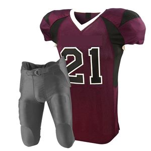 Maillot de football américain de haute qualité en gros, personnalisable sur le devant, pour homme, séchage rapide, bretelles réglables, manches courtes, vêtements de sport - Product Image 1