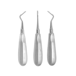 ชุดอุปกรณ์ยกโคนรากฟันขนาด 3.3 มม. เครื่องมือผ่าตัดทางทันตกรรม ใช้ซ้ำได้ ทำจากเหล็ก ใช้กับเครื่องมือแบบแมนนวล ออกแบบตามหลักสรีรศาสตร์ ได้รับการรับรองมาตรฐาน CE ระดับ Class - Product Image 2
