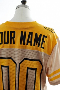 Ropa Deportiva para Adultos, Impresión de Nombre de Equipo, Servicio OEM, Jersey de Fútbol Americano de Malla, Jersey de Fútbol para Hombre, Personalizado, Corte Cuadrado - Product Image 6