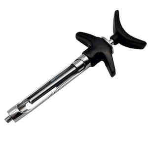 Ensemble de seringues d'aspiration dentaires professionnelles - Injecteur d'anesthésie en acier inoxydable avec poignée à anneau pour les interventions dentaires - Product Image 3