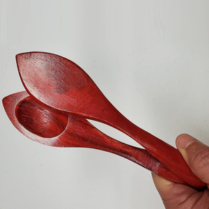 ช้อนไม้ดนตรีรักษ์โลกสำหรับเด็กและผู้ใหญ่ เครื่องดนตรีพื้นบ้านแบบดั้งเดิม ดีไซน์ทำมือ - Product Image 5