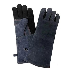 Gants de soudure en cuir faits à la main de haute qualité, résistants à la chaleur, pour usage extérieur et domestique (vente en gros) - Product Image 1