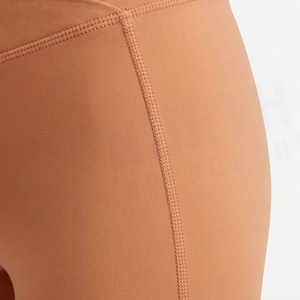 Comfortable Womens Leggings Yoga Wear Custom Logo Fitness Gym Workout Activewear Running Sports Athletic Pants Tights - Product Image 5