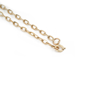 Hot Sale New Arrivals 14K Yellow Gold Pear Shape Natural <b>Ruby</b> Paperclip Chain Half Tennis <b>Necklace</b> For Women Wedding Jewelry - Product Image 6