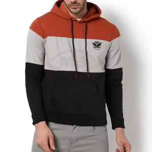 Sweat à capuche pour homme de haute qualité, coupe classique, 100% coton, uni, design tendance pour l'hiver - Product Image 2