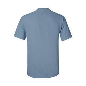 Camiseta de Manga Corta con Cuello Redondo Azul Claro para Hombre Relevo, Corte Regular, Informal, Transpirable, de Algodón Jersey, con Diseño de Letras Estampadas y Logotipo Frontal - Product Image 3