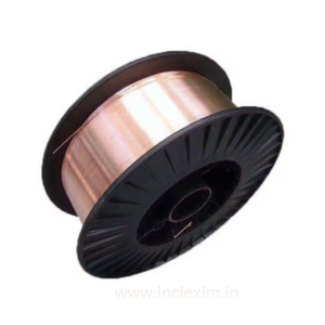 Alambre de Soldadura MIG ER70S6 de 0.8mm, Alambre Sólido Recubierto de Cobre para Acero al Carbono, Baja Salpicadura, Arco Suave, Bobina de Soldadura Industrial - Product Image 1