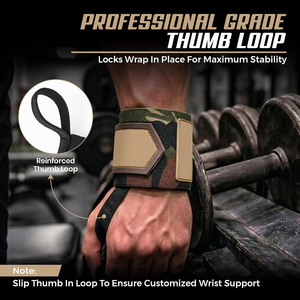 Weightlifting <b>Wrist</b> Wraps Elastic Support Straps Gym Training Compression <b>Bands</b> - Product Image 3