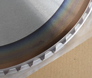 Disco de sierra circular industrial de aleación cermet con puntas cermet para corte de acero inoxidable de bajo/medio contenido de carbono, certificado OEM ISO - Product Image 5