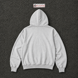 Silver Oversized Pray Graphic <b>Hoodie</b> <b>Yellow</b> Letter Print Streetwear Pullover Sweatshirt Unisex Casual Fashion Hooded Top For <b>Men</b> - Product Image 6