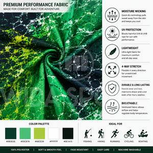 Sweat-shirt de pêche personnalisé à séchage rapide, manches longues, protection UV, vêtements de performance pour pêcheurs, vêtements d'extérieur - Product Image 4