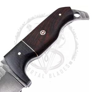 El mejor cuchillo de utilidad de supervivencia al aire libre para acampar y cazar Hoja fija táctica de acero de alto carbono 1095 Compatible con OEM/ODM - Product Image 5