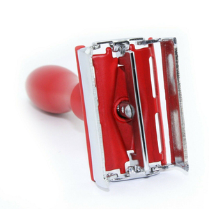 Professional Double Blade Safety Razor Stainless Steel Blade Plastic Handle Reusable Personal Grooming Tool Custom Color OEM <b>Man</b> - Product Image 6