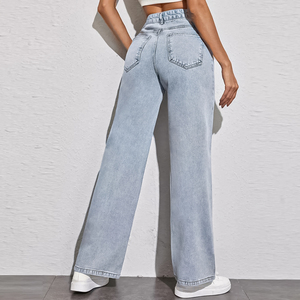 Pantalones Vaqueros de Mezclilla de Alta Calidad para Mujer, Ajustados, Casuales, Suaves, Personalizados, Servicio OEM - Product Image 2