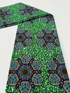 Tela de algodón con estampado de cera africana de Siyara Leone, taparrabos personalizados de alta calidad con patrones vibrantes, perfecto para uso tradicional - Product Image 3