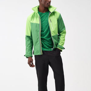 Autumn <b>Men's</b> Hooded Canvas Softshell <b>Jacket</b> Casual Outdoor Lightweight Waterproof Eco-Friendly Outerwear - Product Image 4