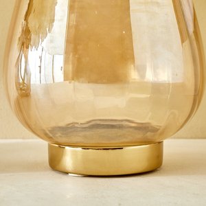 Jarrón de Piso en Forma de Pera, de Metal con Acabado Cromado Plateado Pulido, Base Elevada, Hecho a Mano, Resistente al Óxido, de Lujo para Bodas - Product Image 4