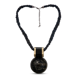 Collier ras du cou vintage à perles en résine rouge en forme de goutte d'eau, plaqué or, pour femme - Product Image 2