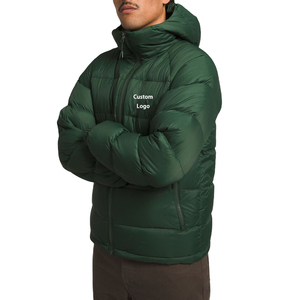 Thin Mens Long Hooded Puffer Jacket Winter Warmth <b>Bubble</b> <b>Coat</b> Waterproof Padded Outerwear Windproof Quilted Breathable - Product Image 2