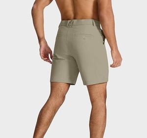 Shorts chino de golf confortables et extensibles en coton 100% écologique pour homme, respirants, longueur genou, pour activités de plein air et voyages, shorts sportifs - Product Image 5