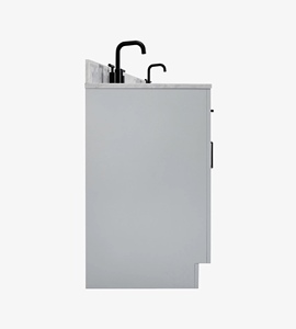 Meuble-lavabo de salle de bain Timothy de 73 pouces, double vasque, directement de l'usine, seulement 5 options de finition, vente en gros, usine du Vietnam - Product Image 3