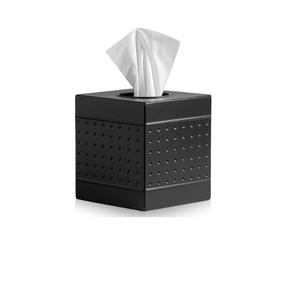 Porte-boîte à mouchoirs rectangulaire en bois massif marron, porte-mouchoirs décoratif pour la maison, accessoires de salle de bain - Product Image 6