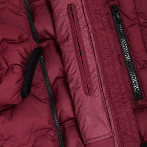 Quilted Synthetic Zipper-front Men's Jacket High Quality Breathable Men's Puffer Jacket Oversized Winter <b>Coat</b> with Canvas Fabric - Product Image 3