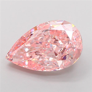 Diamant rose de 7 carats, taille poire, éblouissant, rare, de couleur fantaisie, brillant, diamant brut pour un chef-d'œuvre de joaillerie de luxe sur mesure - Product Image 3