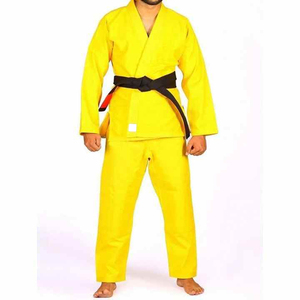 Girls Pink Karate Gi Uniform Set 100% Cotton Regular Fit Plain Dyed Breathable Martial Arts Wear with White Belt - Product Image 6