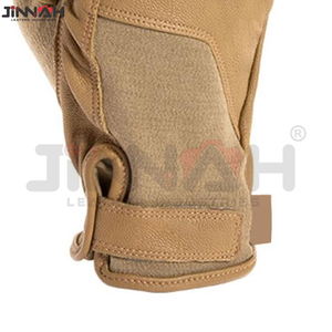 Guantes Tácticos de Caza, Aislantes, de Cuero, Impermeables, Antideslizantes, Transpirables, con Cierre de Gancho y Bucle, para Clima Cálido, Actividades al Aire Libre - Product Image 3
