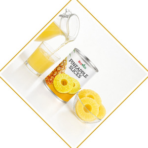 Vietnam Factory Cheap Price Best Selling Tasty Canned Pineapple Slices in Pineapple Juice Packed in 20oz Can - Product Image 2