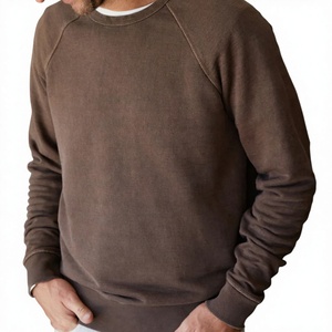 High quality <b>men</b> Customize Logo <b>Sweatshirts</b> 100%cotton fabric Heavyweight <b>plain</b> casual wear <b>Black</b> colour <b>Sweatshirts</b> for <b>men</b> - Product Image 5
