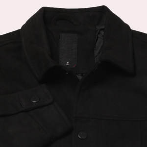 Chaqueta vaquera de mezclilla para hombre OEM, abrigo informal de otoño, chaqueta vaquera con botones, superventas, chaquetas vaqueras de invierno de talla grande para hombre - Product Image 6