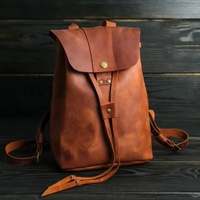 Sac à dos souple de luxe vintage en cuir véritable, personnalisable (couleur, logo, fermeture éclair), portable, résistant à l'eau, haute qualité