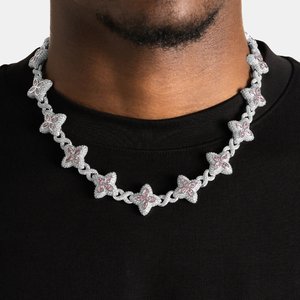 Collier à maillons en or plaqué or avec moissanite scintillante pour homme, style hip-hop, argent 925, bijoux de créateur de luxe, cadeau élégant personnalisé - Product Image 3