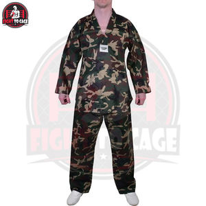 Uniforme de Estilo Libre de Corte Regular para Artes Marciales y Kickboxing - 65% Poliéster/Algodón, Transpirable, Antidesgarro, de Secado Rápido - Product Image 2