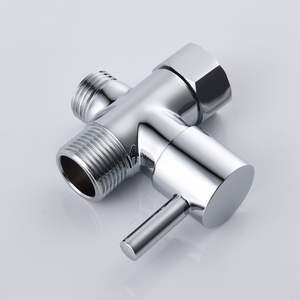 Válvula de latón para inodoro G7/8 hembra con adaptador en T G15/16 macho y G1/2 macho, válvulas de descarga para bidé - Product Image 4